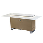 Elevato Smart Bar Table in White, 5.3 cu.ft fridge and freezer with Bluetooth control - BonPrix Électroménagers