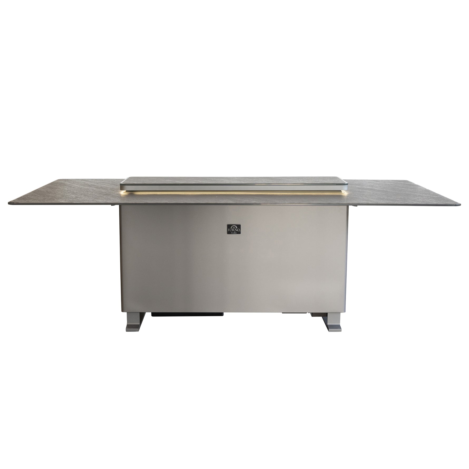 Cinetico Smart Dining Table, Sandstone Black, 5.3 cu.ft fridge and freezer with Bluetooth control - BonPrix Électroménagers