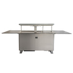 Cinetico Smart Dining Table, Sandstone Black, 5.3 cu.ft fridge and freezer with Bluetooth control - BonPrix Électroménagers