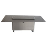 Cinetico Smart Dining Table, Sandstone Black, 5.3 cu.ft fridge and freezer with Bluetooth control - BonPrix Électroménagers