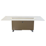 Cinetico Smart Dining Table in White, 5.3 cu.ft fridge and freezer with Bluetooth control - BonPrix Électroménagers