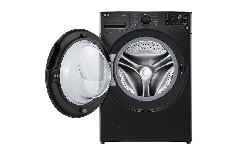 WM3580CX - WASHERS - LG - Front Loading - Black Stainless - Open Box - BonPrix Électroménagers