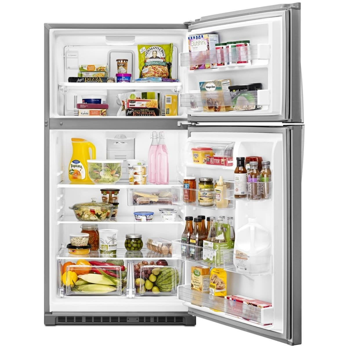 WRT541SZDZ - REFRIGERATORS - Whirlpool - Top Freezer - Stainless Steel - Open Box - BonPrix Électroménagers