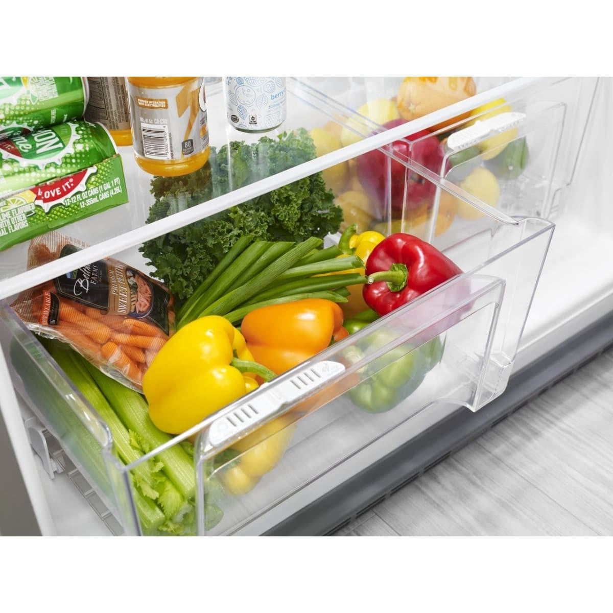 WRT541SZDZ - REFRIGERATORS - Whirlpool - Top Freezer - Stainless Steel - Open Box - BonPrix Électroménagers