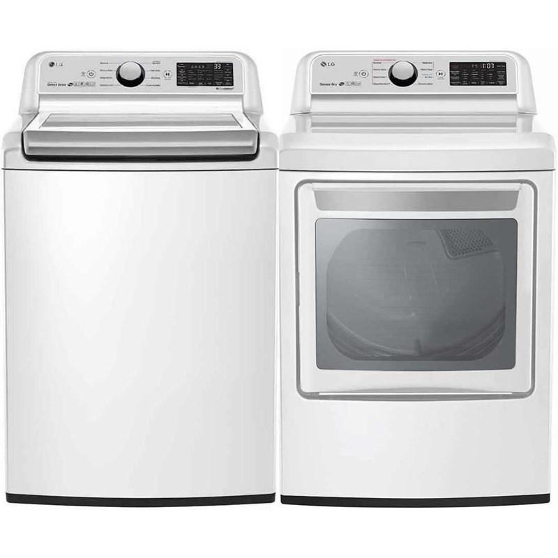 WT7300CW, DLEX7250W - LG - Laundry Pairs - Open Box - LAUNDRY PAIRS - BonPrix Électroménagers