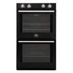 Forno Vomero 30-Inch Double Wall Oven, Black, 10 cu.ft Total Capacity, 7100W Convection, Mechanical Controls, Manuel Steam Clean - BonPrix Électroménagers
