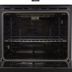 Forno Vomero 30-Inch Double Wall Oven, White, 10 cu.ft Total Capacity, 7100W Convection, Mechanical Controls, Manuel Steam Clean - BonPrix Électroménagers