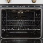 Forno Vomero 30-Inch Wall Oven, White, 5 cu.ft Capacity, 3550 Watts Convection, Mechanical Controls, Manuel Steam Clean - BonPrix Électroménagers
