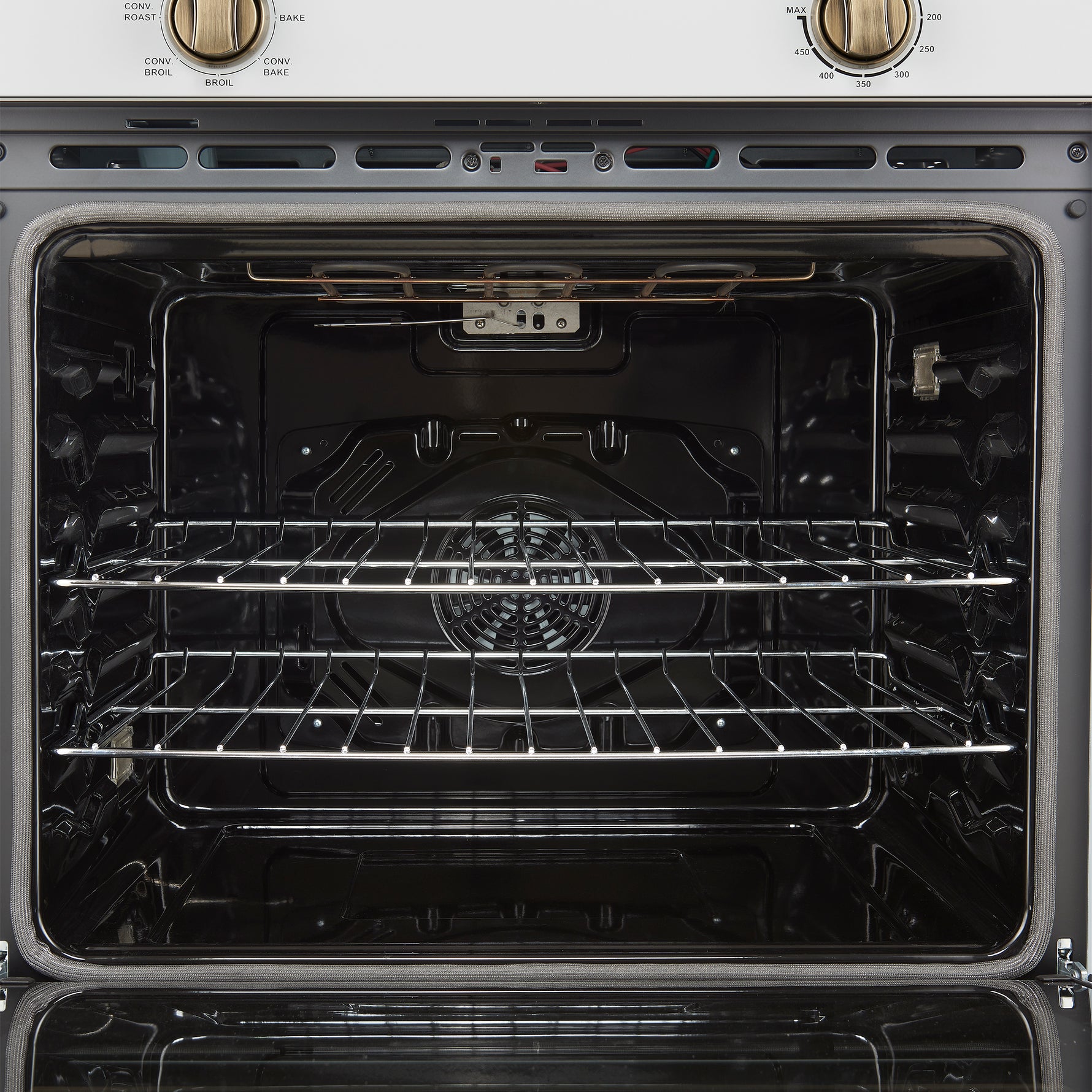 Forno Vomero 30-Inch Wall Oven, White, 5 cu.ft Capacity, 3550 Watts Convection, Mechanical Controls, Manuel Steam Clean - BonPrix Électroménagers