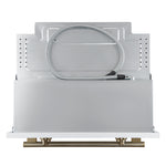 Forno Vomero 30-Inch Wall Oven, White, 5 cu.ft Capacity, 3550 Watts Convection, Mechanical Controls, Manuel Steam Clean - BonPrix Électroménagers