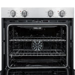 Forno Vomero 30-Inch Double Wall Oven, Stainless Steel, 10 cu.ft Total Capacity, 7100W Convection, Mechanical Controls, Self-Cleaning Function - BonPrix Électroménagers