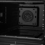 FORNO 2-Piece Kitchen Bundle - 30" Black Single Wall Oven (1333-30), 30" Black Microwave (3093-30) - BonPrix Électroménagers