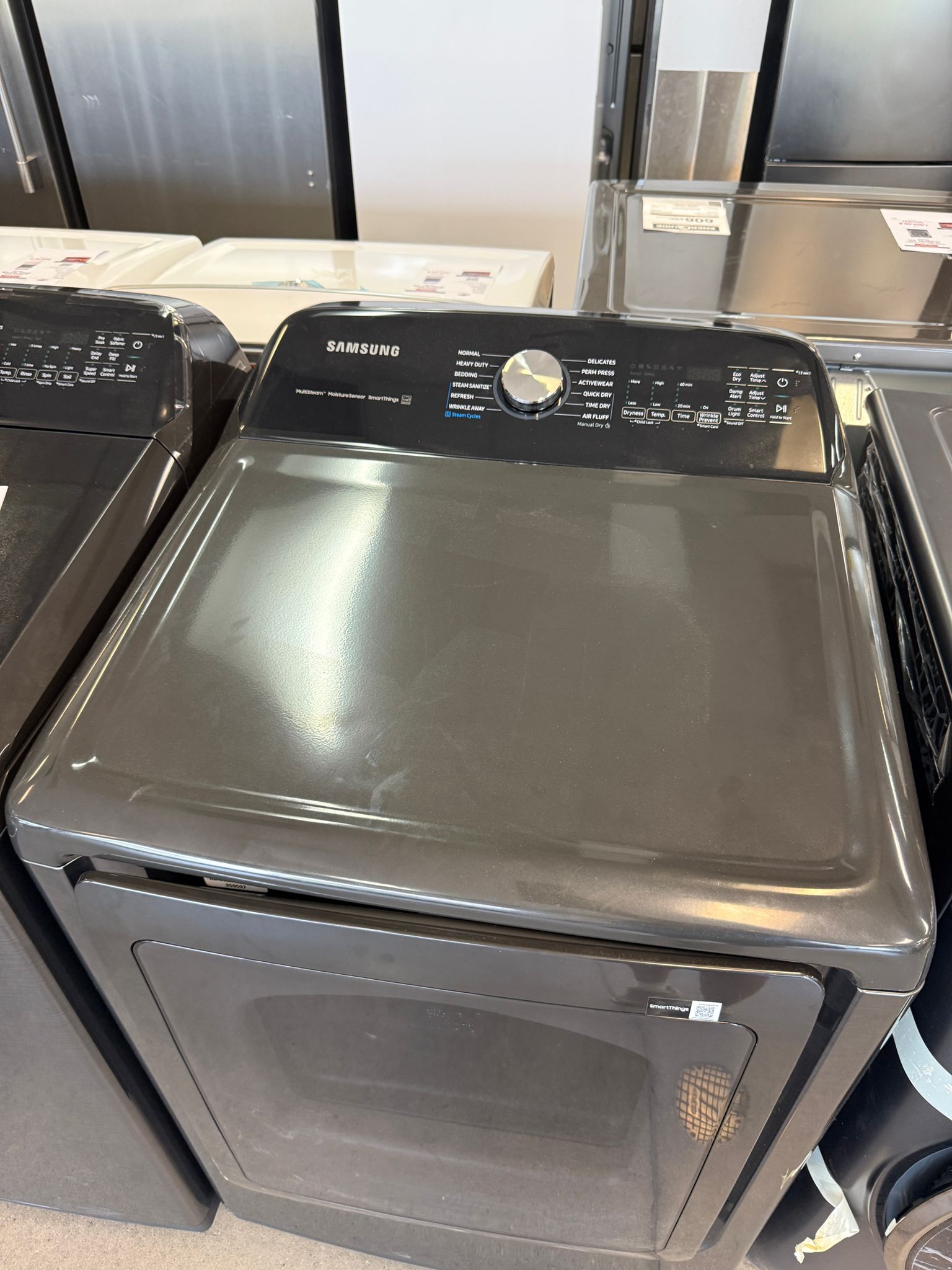 DVE50A5405V - DRYERS - Samsung - Electric - Black Stainless - Open Box