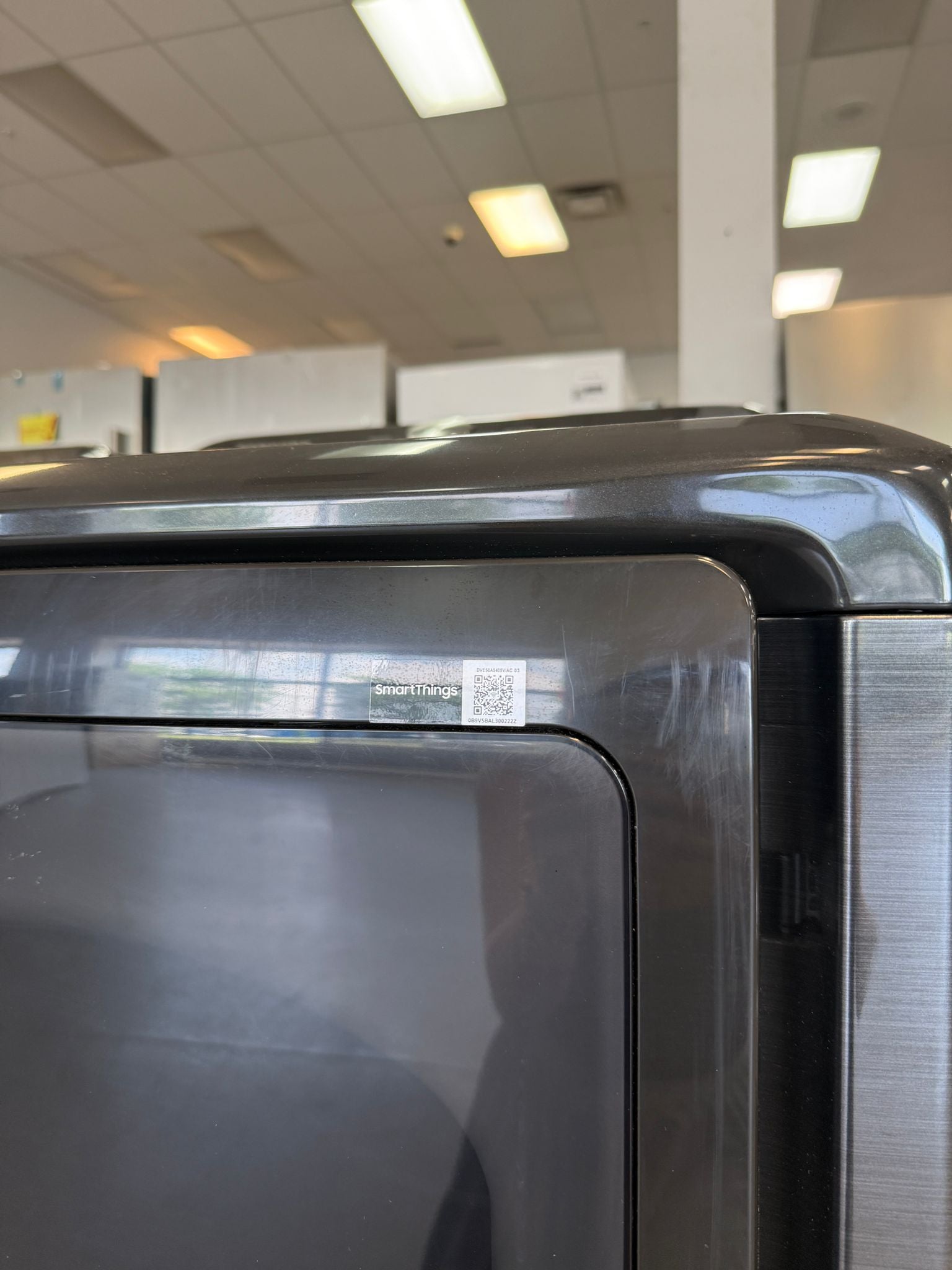 DVE50A5405V - DRYERS - Samsung - Electric - Black Stainless - Open Box