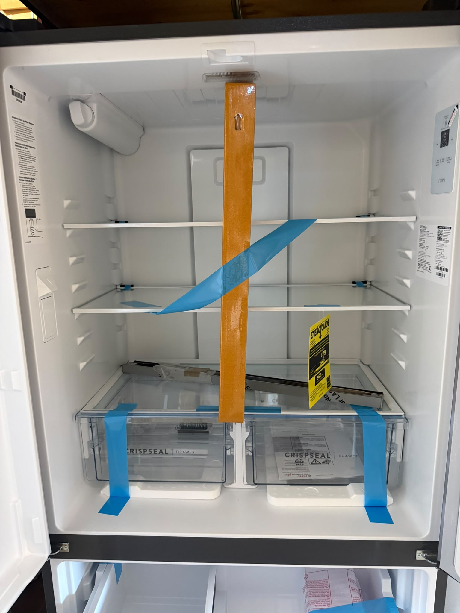 FRFG2011AV - REFRIGERATORS - Frigidaire - French 3-Door - Stainless Steel - Open Box