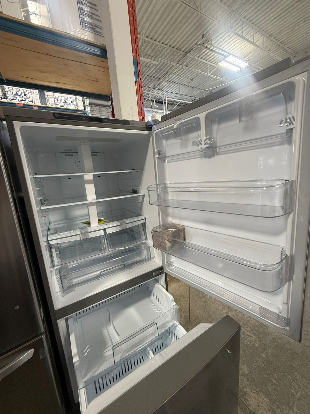 LRDNS2200S - RÉFRIGÉRATEURS - LG - Congélateur inférieur - Acier inoxydable - Boîte Ouverte