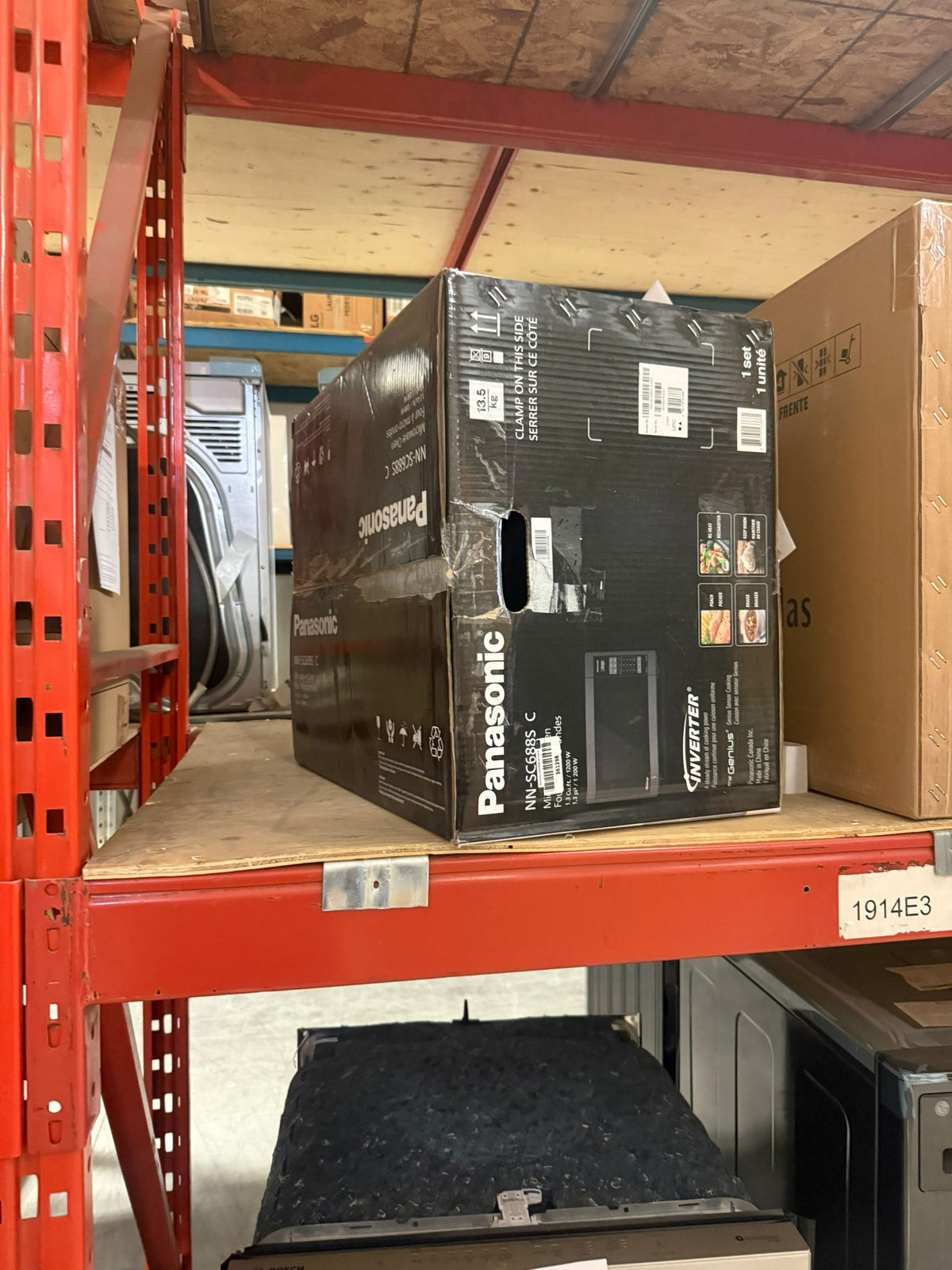 NNSC688SC - MICROWAVES OVENS - Panasonic - Countertop - Black Stainless - Open Box