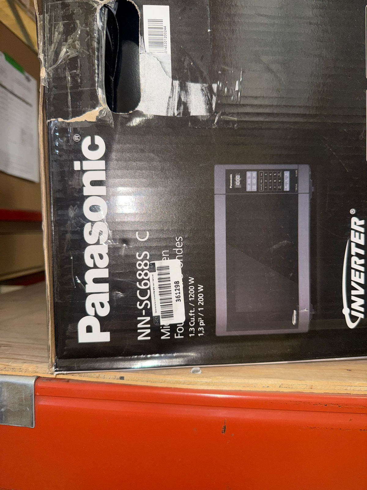NNSC688SC - MICROWAVES OVENS - Panasonic - Countertop - Black Stainless - Open Box