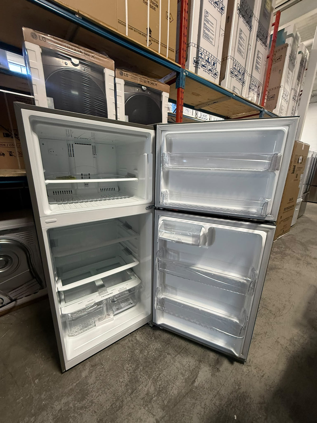 LTCS20020S - REFRIGERATORS - LG - Top Freezer - Stainless Steel - Open Box