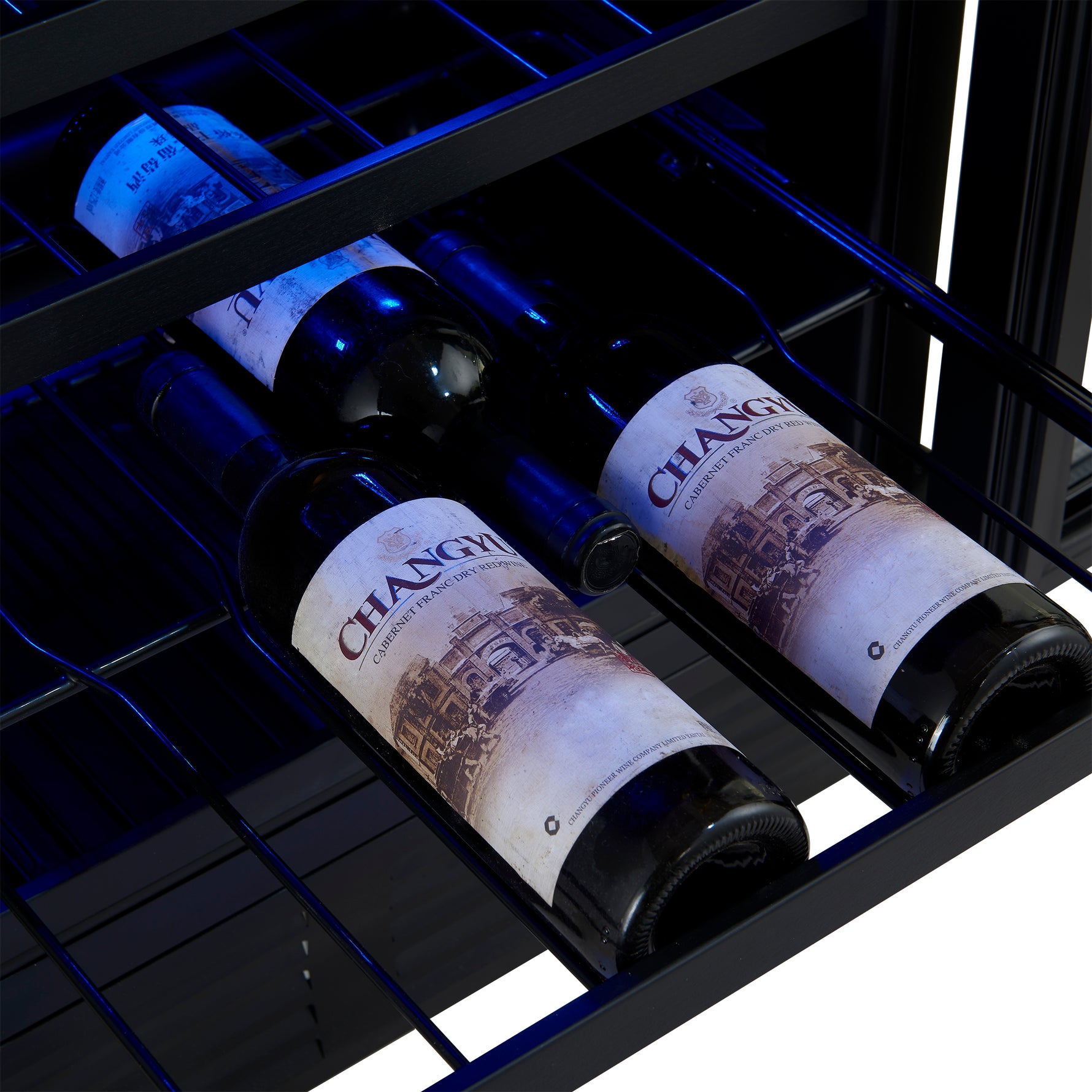 Gemello 48 Inch Side-by-Side Wine and Beverage Cooler in Stainless Steel, French Door, 9.6 cu. ft. - BonPrix Électroménagers