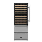 Forno Celano 30-Inch Dual Zone Wine Cooler and Beverage Cooler, 21.3 cu.ft, Stainless Steel - BonPrix Électroménagers
