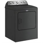 YMED5430PBK Maytag electric dryer Volcano Black - angle view