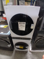 WKHC152HWA - LAUNDRY CENTERS - LG - Stacked Washer/Dryer - Electric - White - Open Box - BonPrix Électroménagers