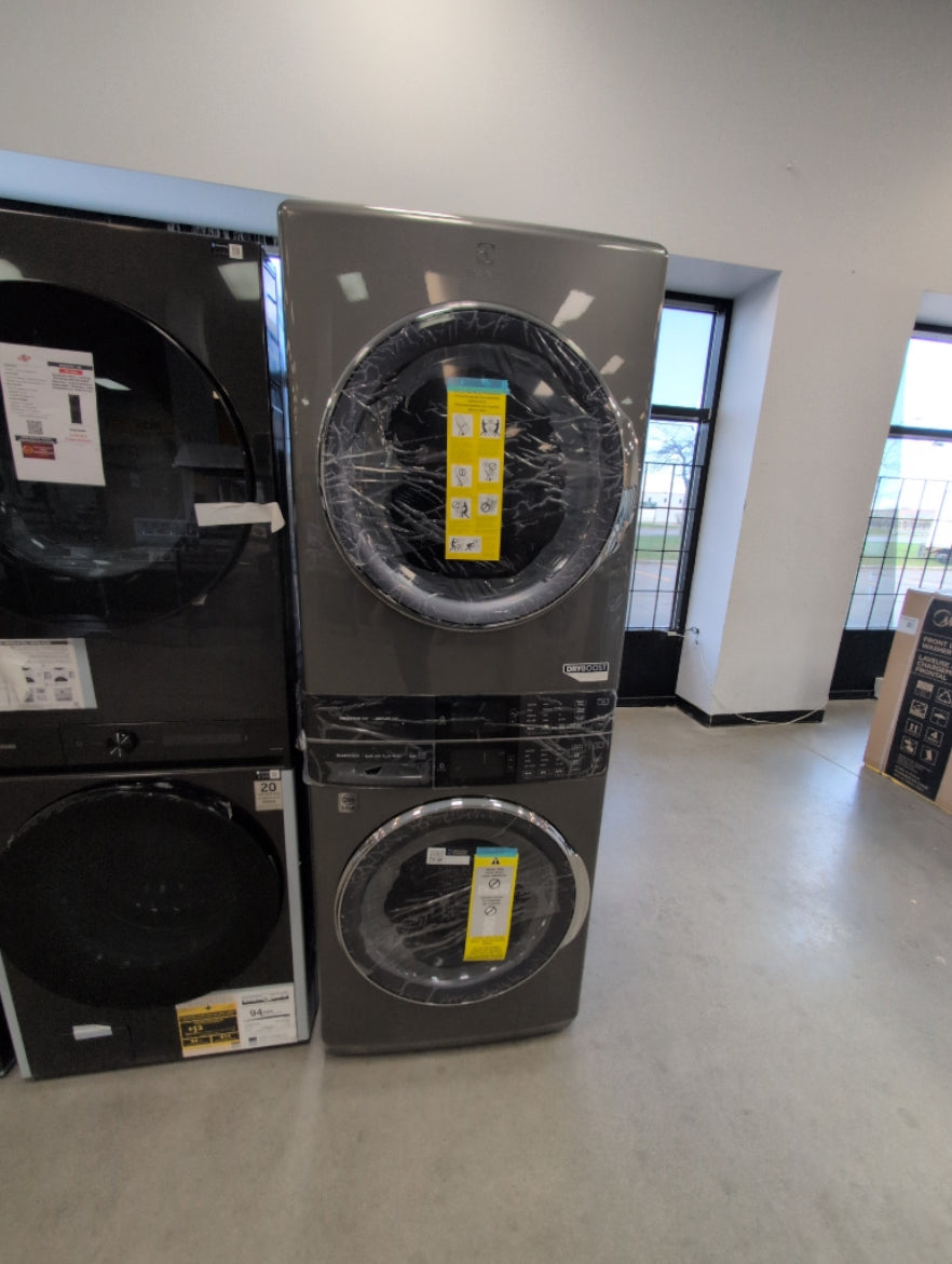 ELTE760CAT - LAUNDRY CENTERS - Electrolux - Stacked Washer/Dryer - Electric - Titanium - Open Box - BonPrix Électroménagers