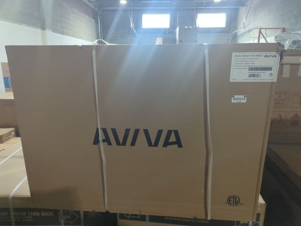 AVO-368CS3 - VENTILATION - AVIVA - Hottes de cuisine - Acier inoxydable - Boîte Ouverte