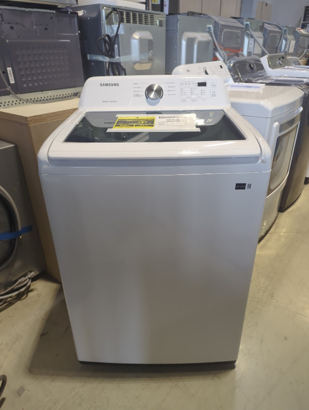 WA44A3205AW - LAVEUSES - Samsung - Chargement Vertical - Blanc - Boîte Ouverte