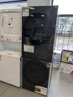 WH46DBH100EV - LAUNDRY CENTERS - Samsung - Stacked Washer/Dryer - Electric - Black Stainless Steel - Open Box - BonPrix Électroménagers