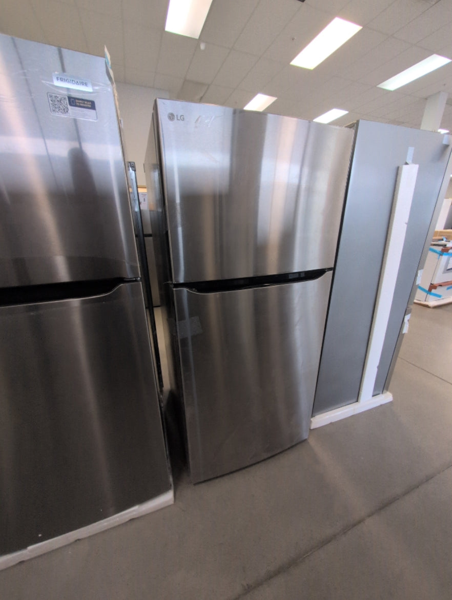 LTCS20020S - REFRIGERATORS - LG - Top Freezer - Stainless Steel - Open Box - BonPrix Électroménagers