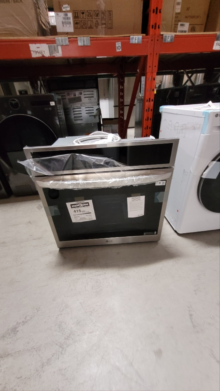 WSEP4727F - WALL OVENS - LG - Single Oven - Stainless Steel - Open Box - BonPrix Électroménagers