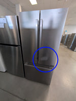 RF210N6AHE - REFRIGERATORS - Hisense - French 3-Door - Grey - Open Box