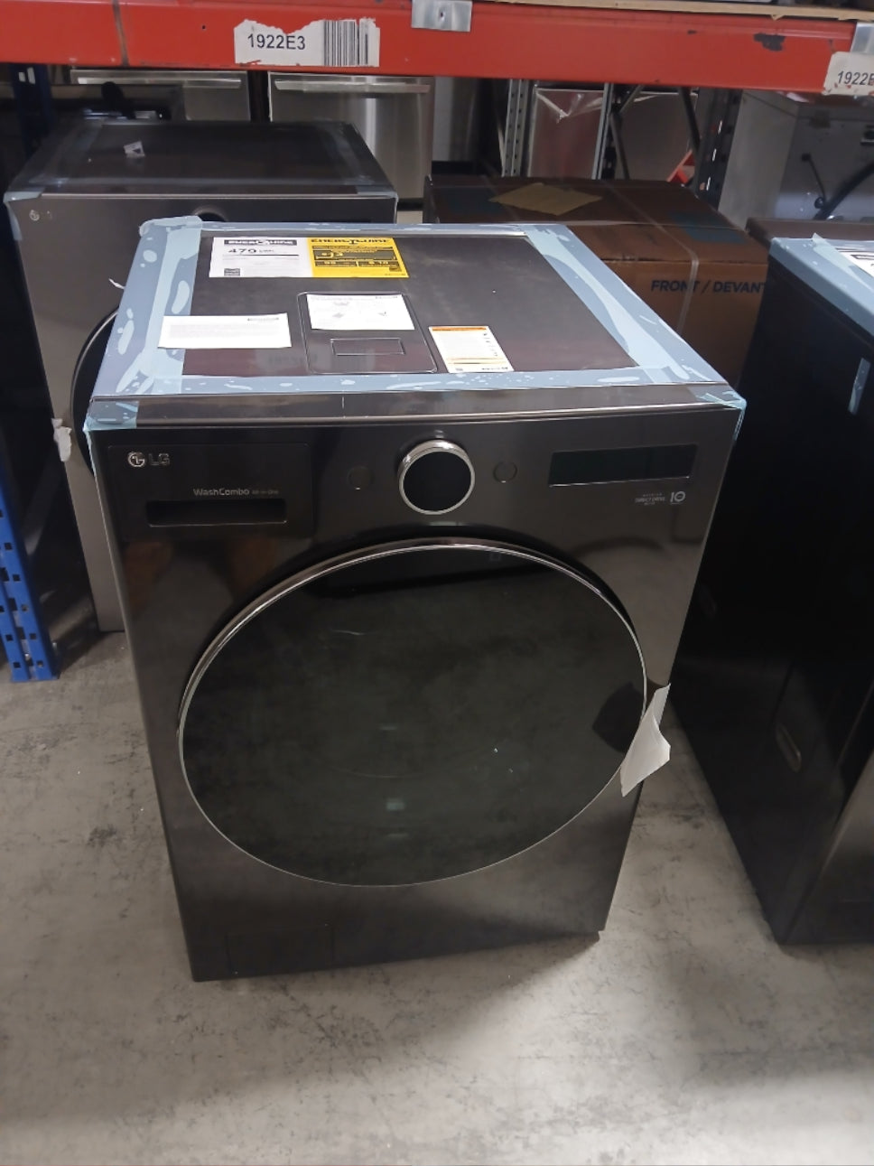 WM6998HBA - LAUNDRY CENTERS - LG - All-In-One - Electric - Black Stainless Steel - Open Box - BonPrix Électroménagers