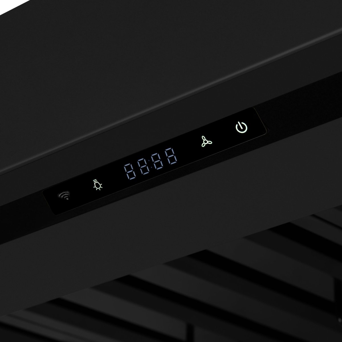 Ambassador 36" Range Hood in Black with 427 CFM, 3 speeds, Dishwasher safe Baffle filters, LED Lights and Remote Control - BonPrix Électroménagers