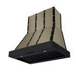 Ambassador 36" Range Hood in Black with 427 CFM, 3 speeds, Dishwasher safe Baffle filters, LED Lights and Remote Control - BonPrix Électroménagers
