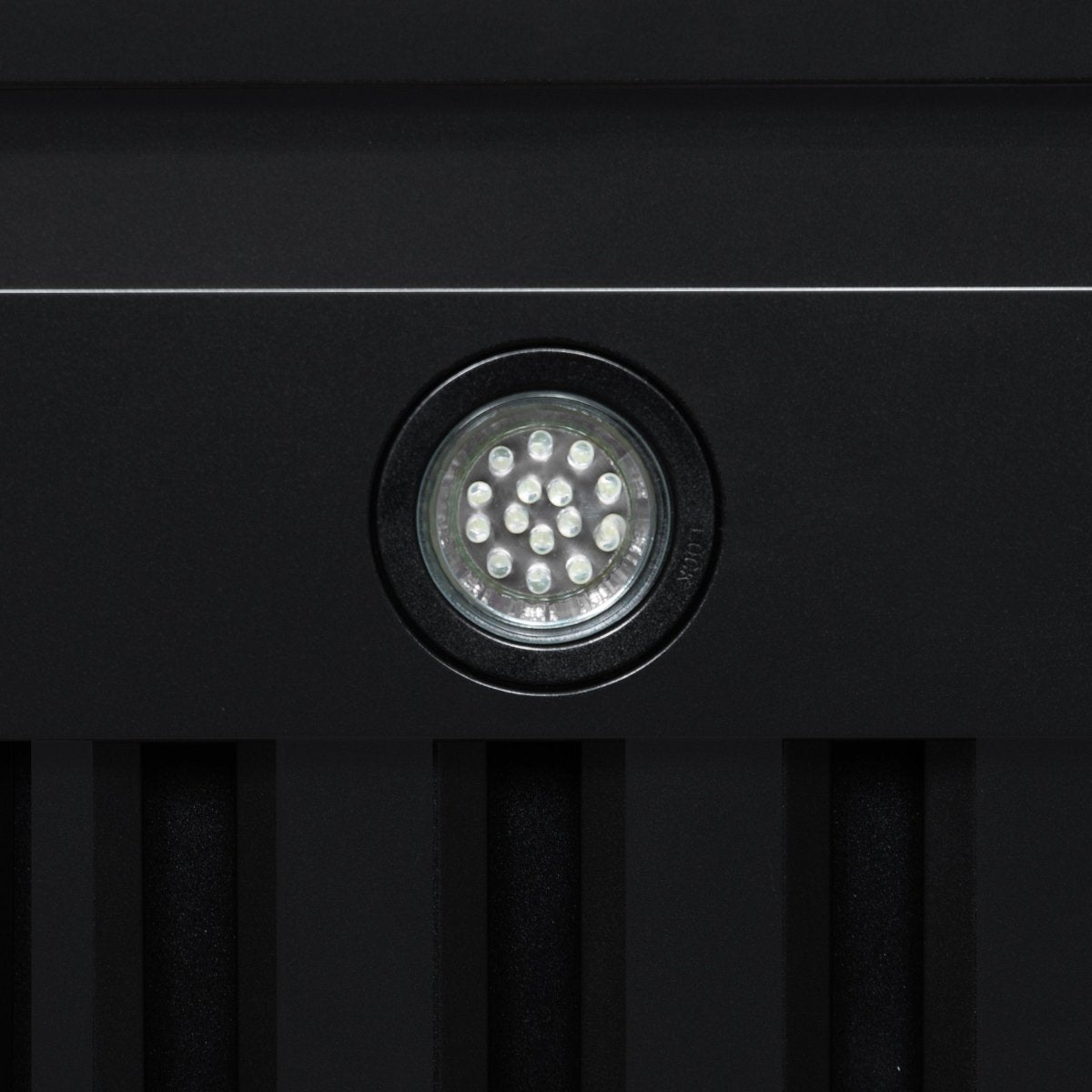 Ambassador 36" Range Hood in Black with 427 CFM, 3 speeds, Dishwasher safe Baffle filters, LED Lights and Remote Control - BonPrix Électroménagers