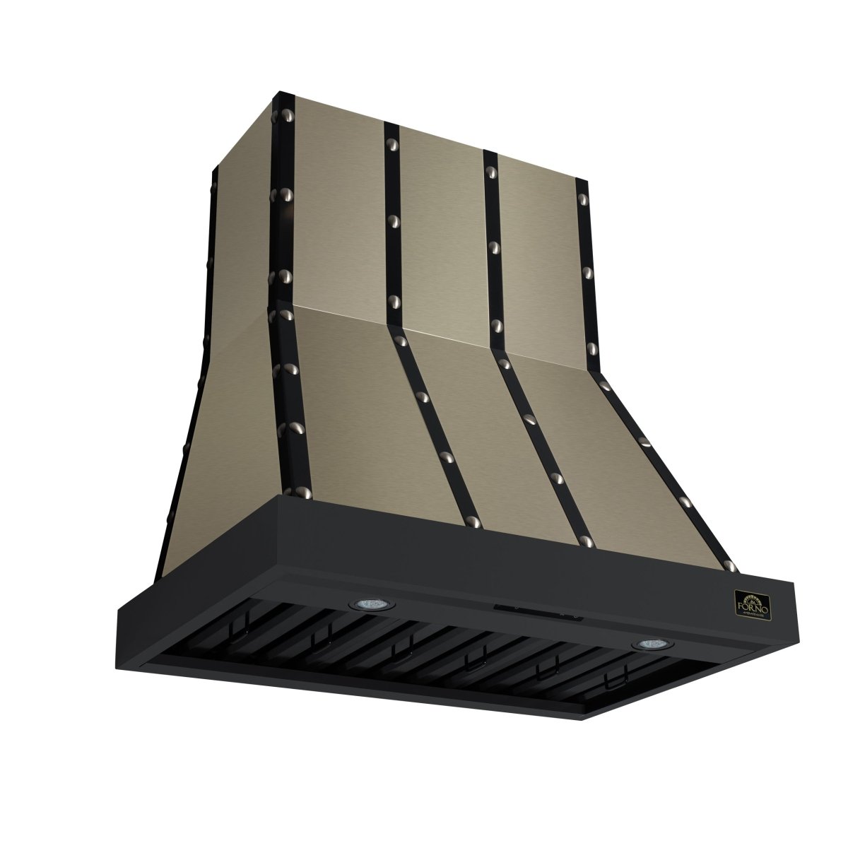Ambassador 36" Range Hood in Black with 427 CFM, 3 speeds, Dishwasher safe Baffle filters, LED Lights and Remote Control - BonPrix Électroménagers