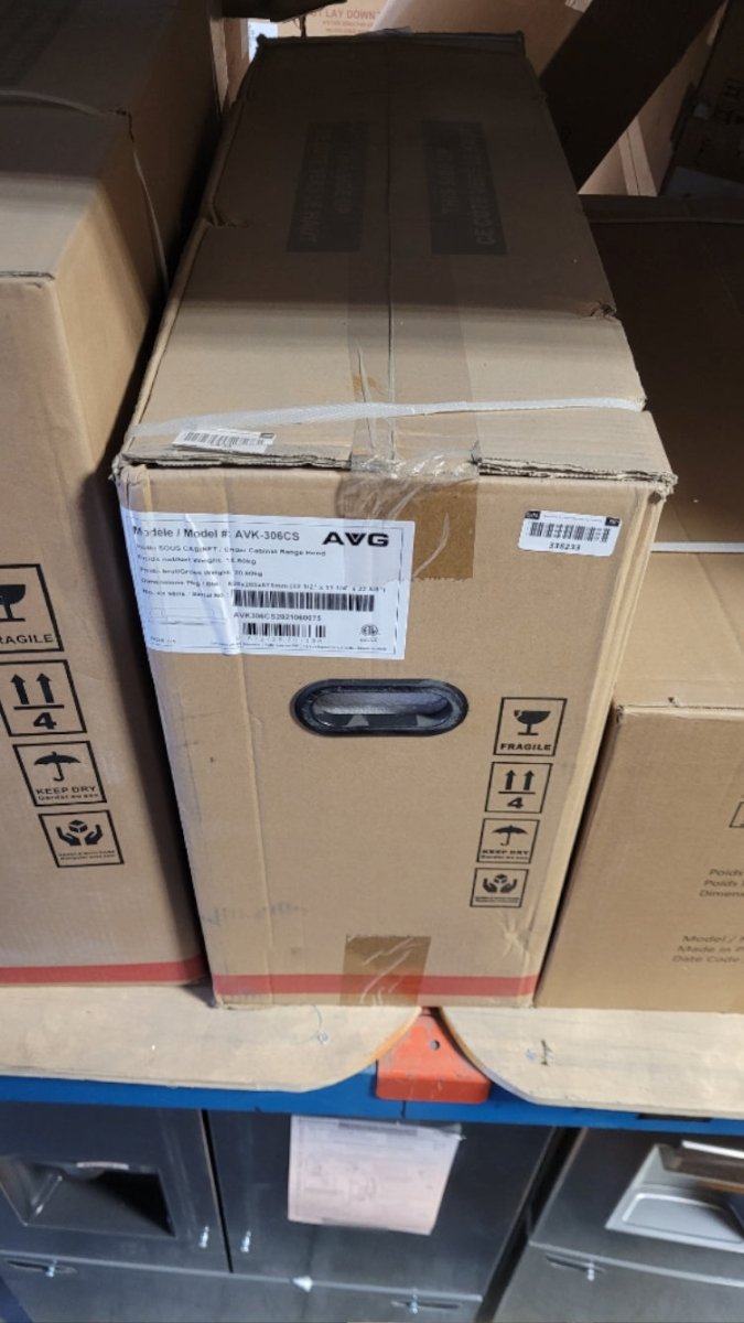 AVK306CS - VENTILATION - AVG - Range Hoods - Stainless Steel - Open Box - BonPrix Électroménagers