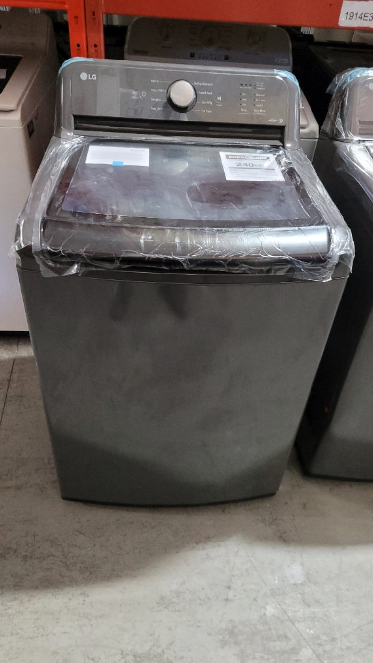 WT6105CM - WASHERS - LG - Top Loading - Grey - Open Box - BonPrix Électroménagers