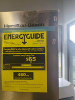 HBF-1558 - RÉFRIGÉRATEURS - Hamilton Beach - côte à côte - Acier inoxydable - Boîte Ouverte