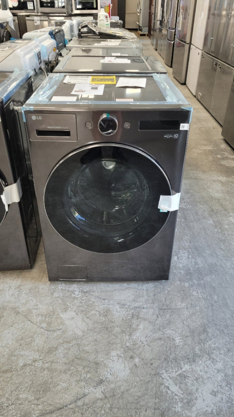 WM6998HBA - LAUNDRY CENTERS - LG - All-In-One - Electric - Black Stainless Steel - Open Box