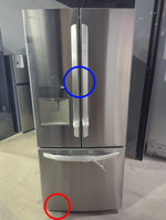 LRFWS2200S - REFRIGERATORS - LG - French 3-Door - Stainless Steel - Open Box - BonPrix Électroménagers