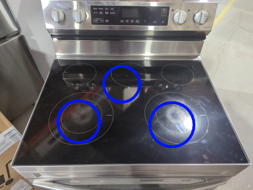 NE63A6515SS - RANGES - Samsung - Electric - Stainless Steel - Open Box - BonPrix Électroménagers