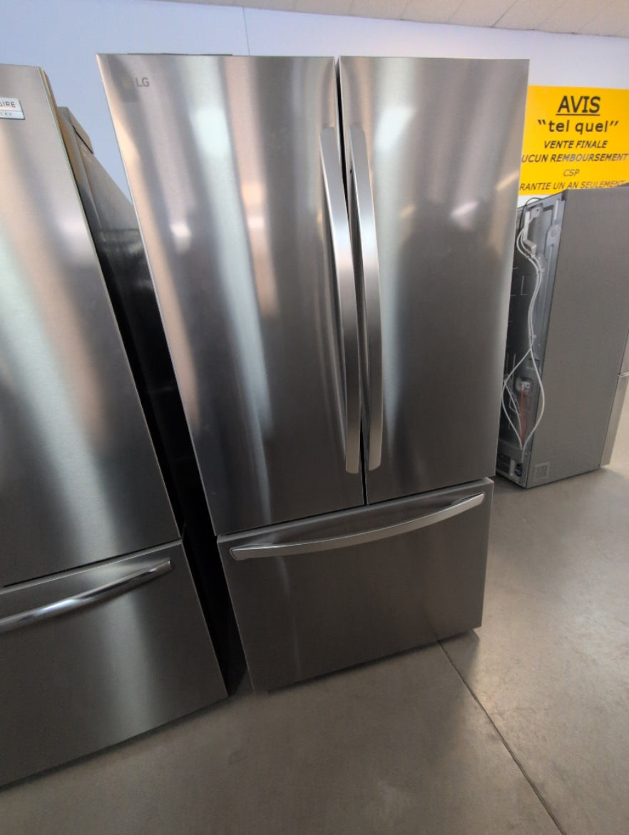 LRFLS3206S - REFRIGERATORS - LG - French 3-Door - Stainless Steel - Open Box - BonPrix Électroménagers