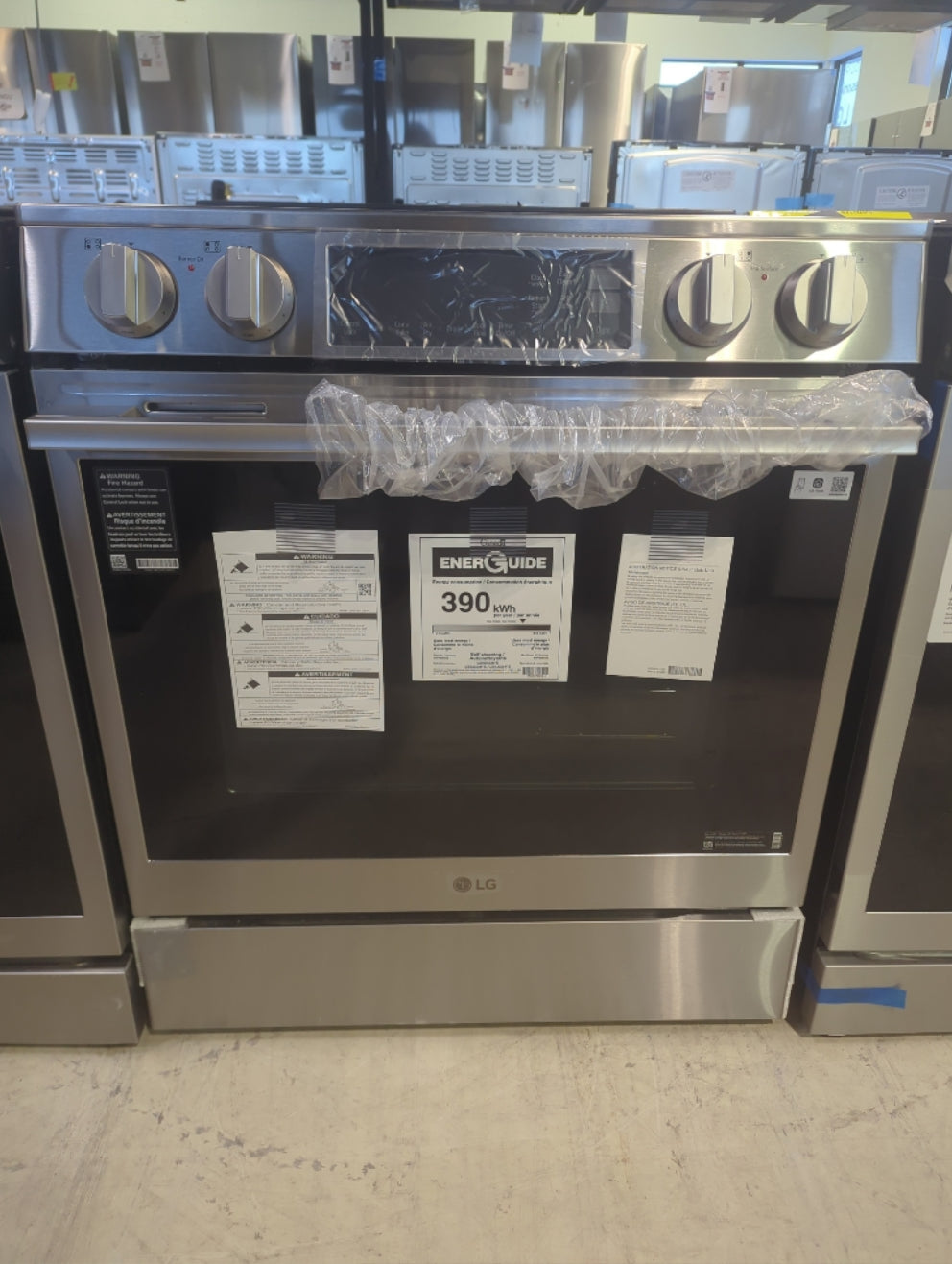 LSIL6334XE - RANGES - LG - Electric - Stainless Steel - Open Box - BonPrix Électroménagers