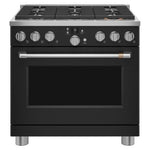 C2Y366P3TD1 - RANGES - Café - Dual Fuel - Black - Open Box - BonPrix Électroménagers