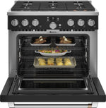 C2Y366P3TD1 - RANGES - Café - Dual Fuel - Black - Open Box - BonPrix Électroménagers