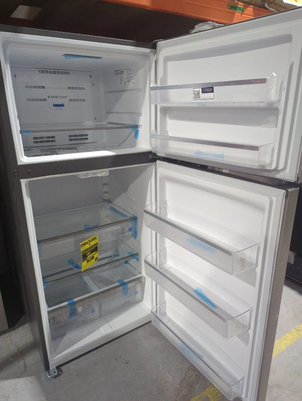 GRTE2055AF - REFRIGERATORS - Frigidaire - Top Freezer - Stainless Steel - Open Box - BonPrix Électroménagers